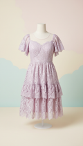 Lavender Mist Lace Dress
