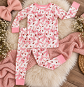 Pink Bow Two Piece Set