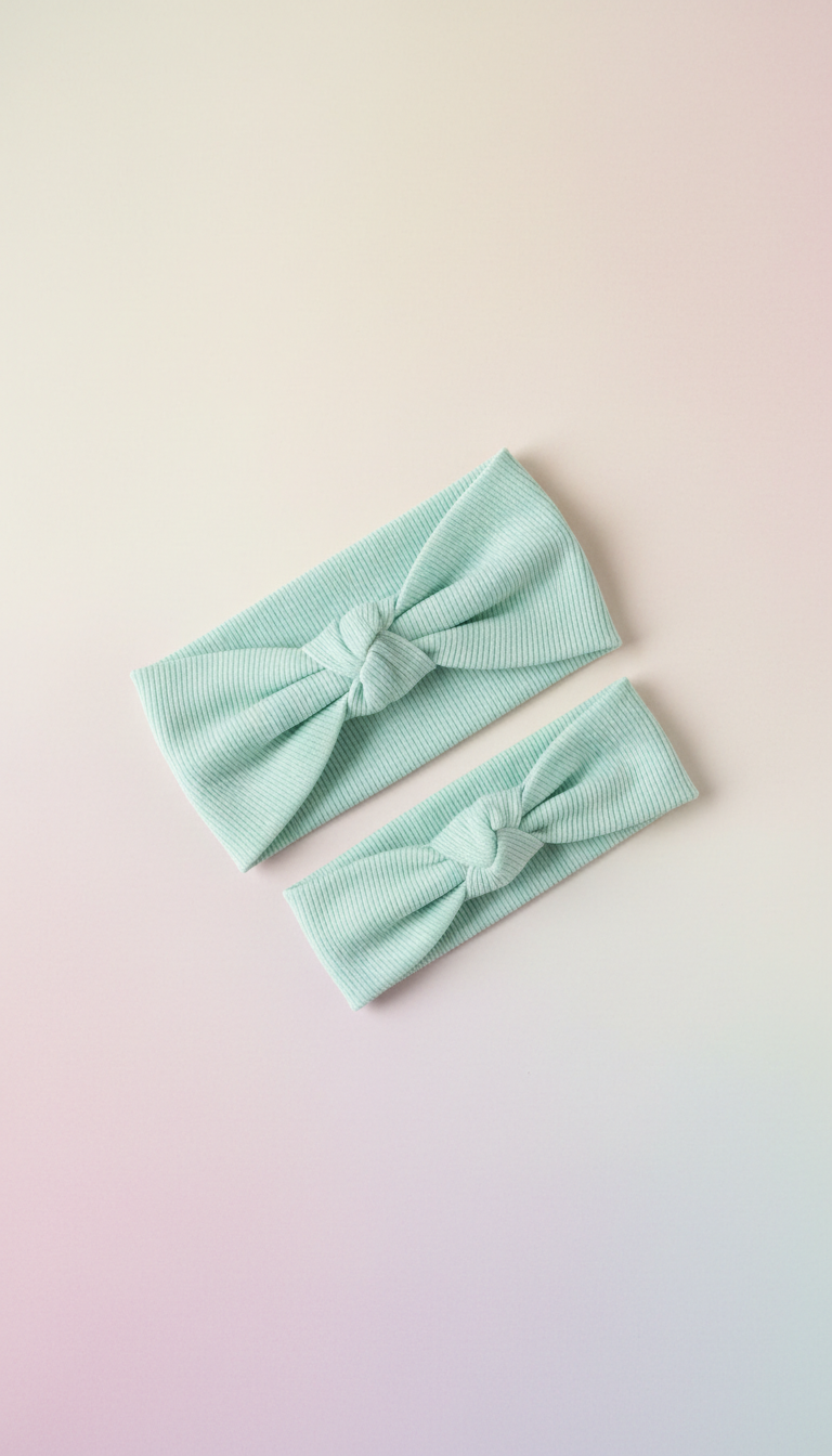 Mint Whisper Headband Set