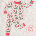 Pink Christmas Two Piece Set